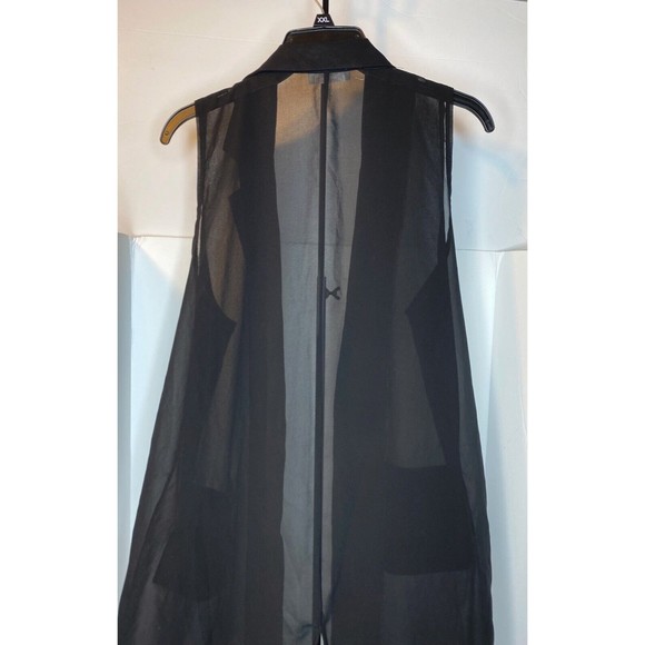 Ladies long Chiffon Jacket Special Occasion Evening Party Sheer Size S/M - Picture 7 of 13